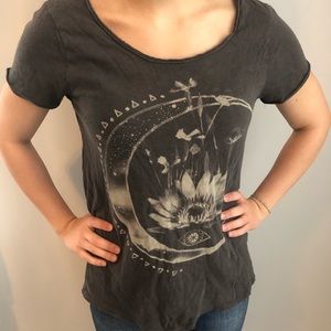 Boho moon t shirt